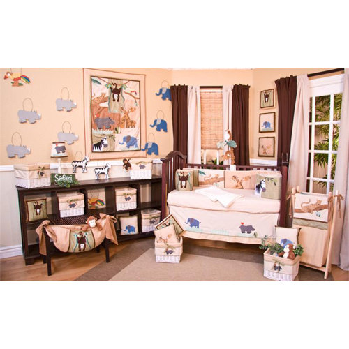 Brandee Danielle On Safari 18 Piece Crib Bedding Set