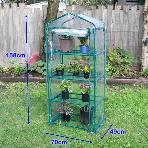 Greenhouse Garden Shed 4 Tier PVC Cover | Wayfair Australia