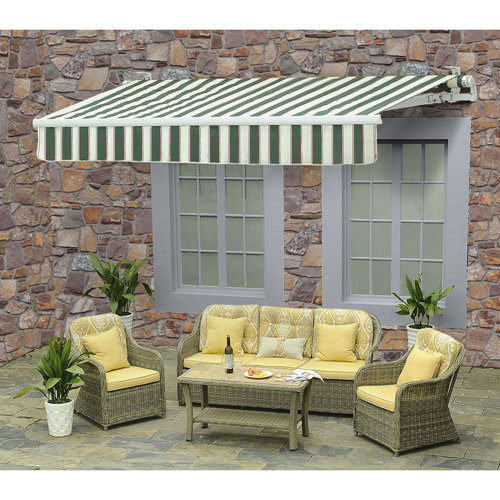 Sunjoy Ceylon Manual Operation Awning & Reviews Wayfair