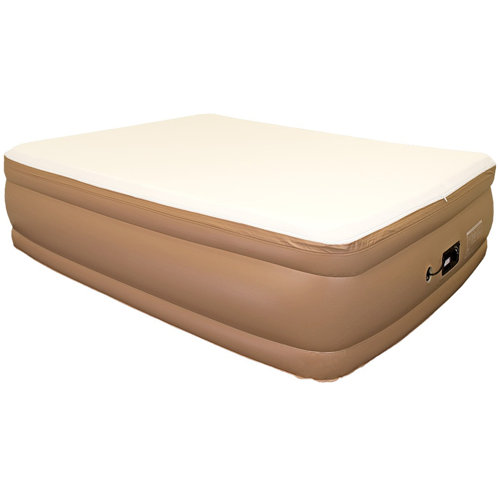Altimair Foundation Raised 22" Memory Foam Air Mattress with Skirted