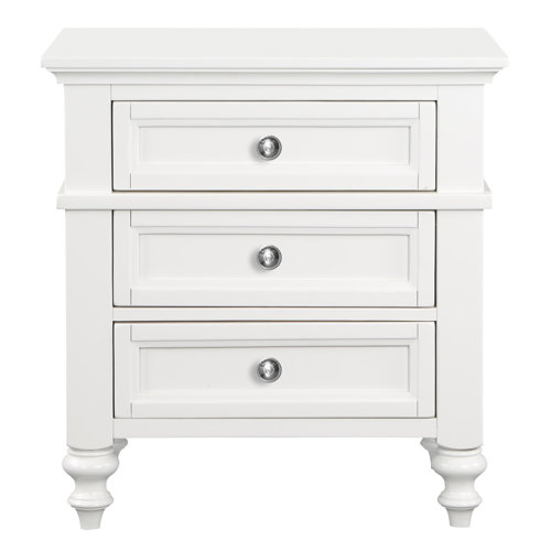 Cape May 3 Drawer Nightstand Wayfair