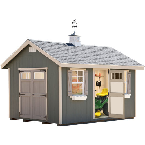 Alpine Structures Riverside 10 Ft. W x 14 Ft. D Shed Kit