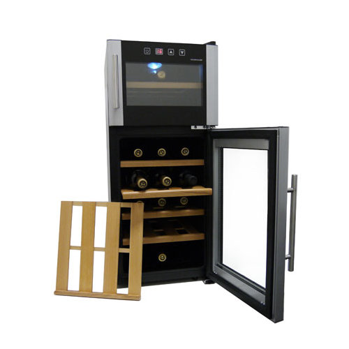 Homeimage 21 Bottle Dual Zone Thermoelectric Wine Refrigerator