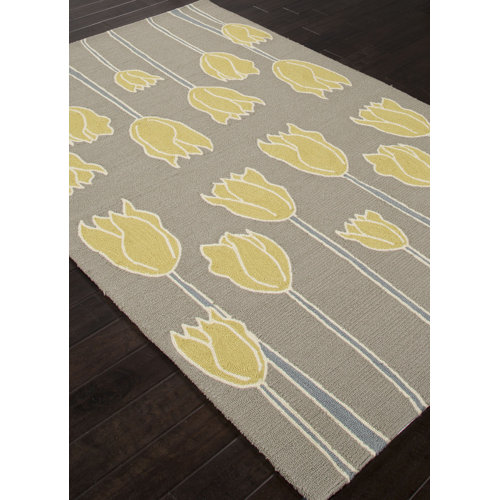 yellow gray outdoor rug