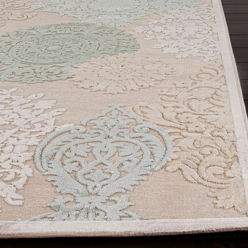Jaipur Rugs Fables Cream & Blue Floral Area Rug