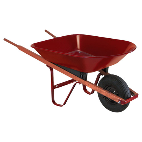 true temper 4 cu ft poly wheelbarrow