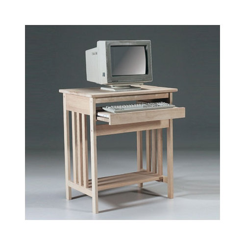International Concepts Unfinished Wood Mission Computer Desk & Reviews
