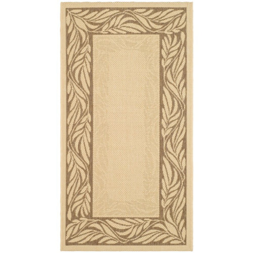 Safavieh Courtyard Brown / Tan Outdoor Area Rug