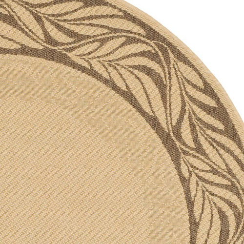 Safavieh Courtyard Brown / Tan Outdoor Area Rug