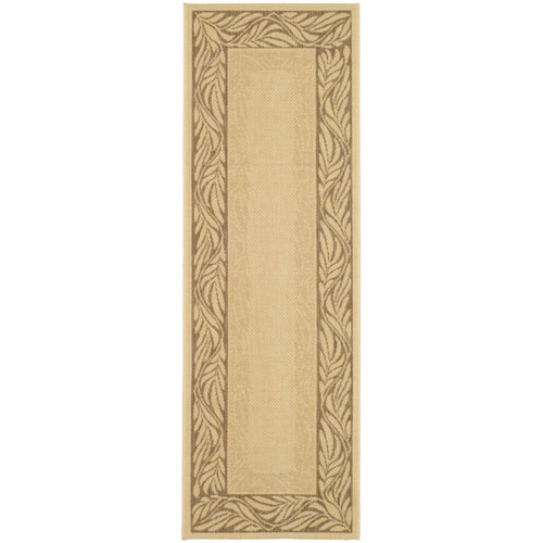 Safavieh Courtyard Brown / Tan Outdoor Area Rug