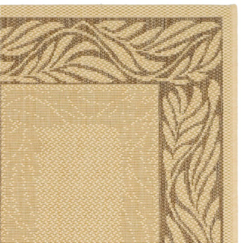 Safavieh Courtyard Brown / Tan Outdoor Area Rug