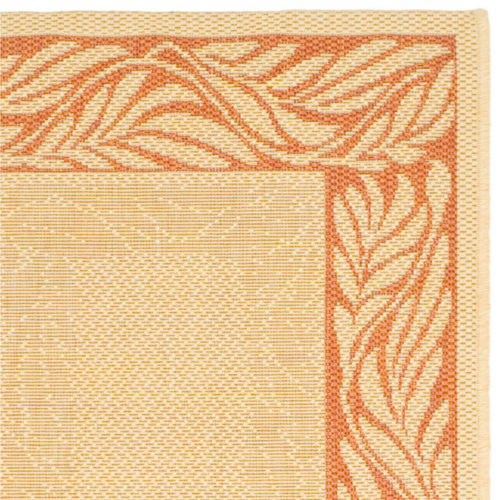 Safavieh Courtyard Brown / Tan Outdoor Area Rug