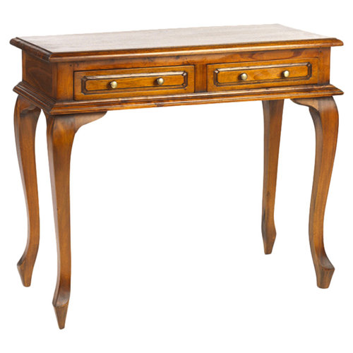 Ancient Mariner Mahogany Village Cab Leg Console Table