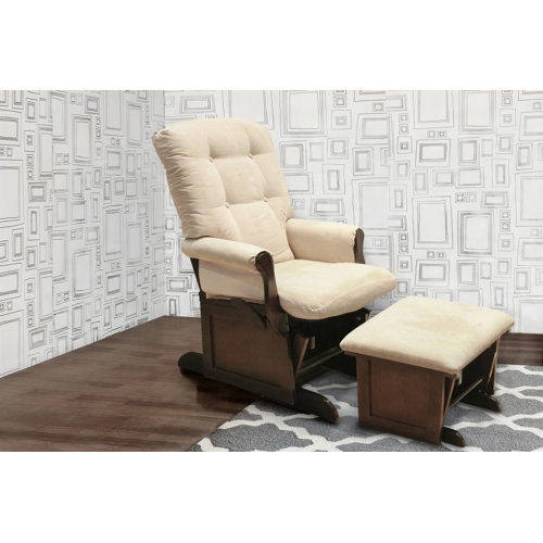 Shermag Sleigh Style Matching Glider and Ottoman & Reviews Wayfair
