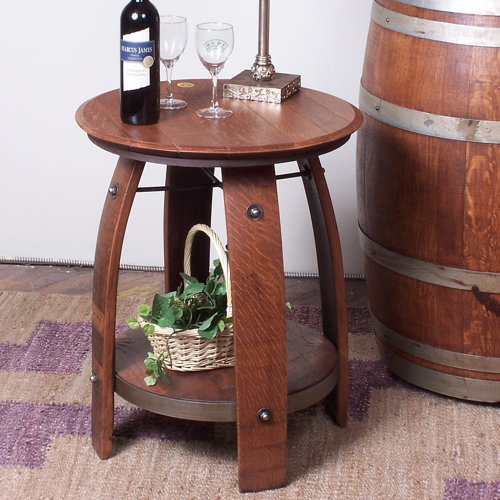 2 Day Designs, Inc Barrel End Table