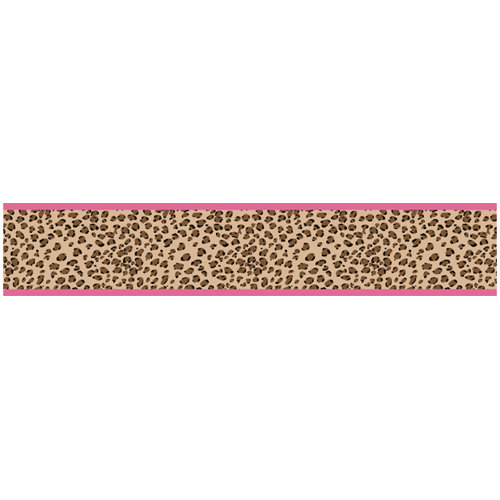 Sweet Jojo Designs Cheetah Pink Animal Print Wallpaper Border & Reviews