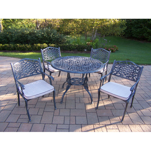 Oakland Living Tea Rose Dining Set With Cushions 29071403 Oakland Living Tea Rose Dining Set With Cushions