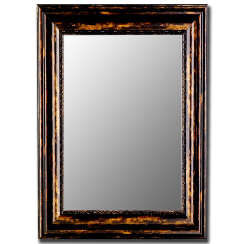 Hitchcock Butterfield Company Antique Copper Black Framed Wall Mirror