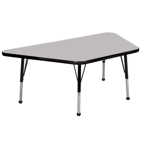 ECR4kids 30" x 60" Trapezoid Activity Table in Various Colors