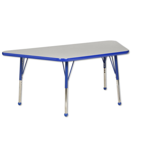ECR4kids 30" x 60" Trapezoid Activity Table in Various Colors