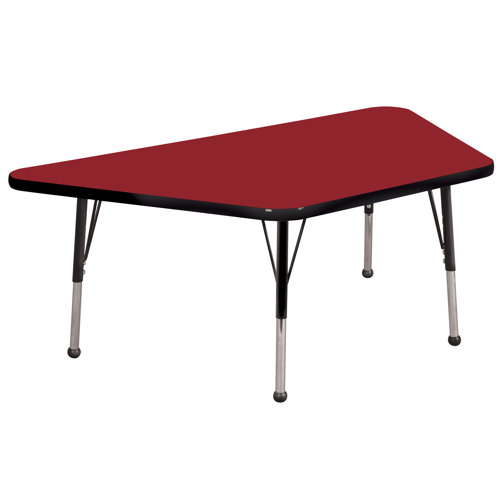 ECR4kids 30" x 60" Trapezoid Activity Table in Various Colors