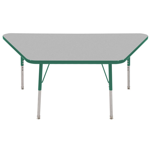ECR4kids 30" x 60" Trapezoid Activity Table in Various Colors
