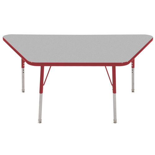 ECR4kids 30" x 60" Trapezoid Activity Table in Various Colors