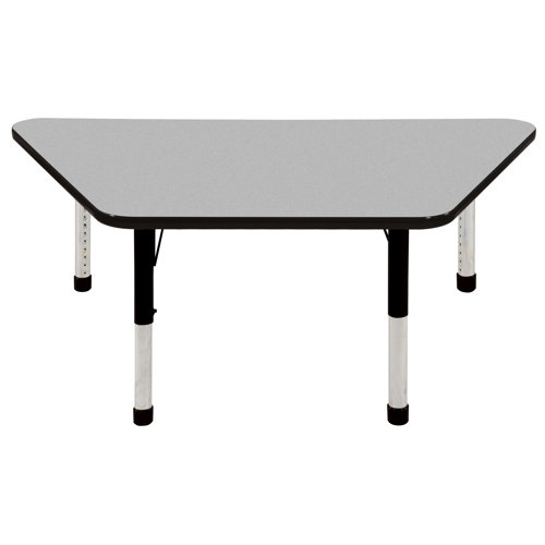 ECR4kids 30" x 60" Trapezoid Activity Table in Various Colors