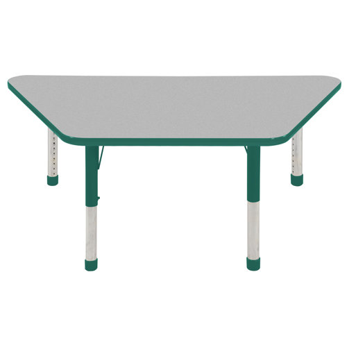 ECR4kids 30" x 60" Trapezoid Activity Table in Various Colors