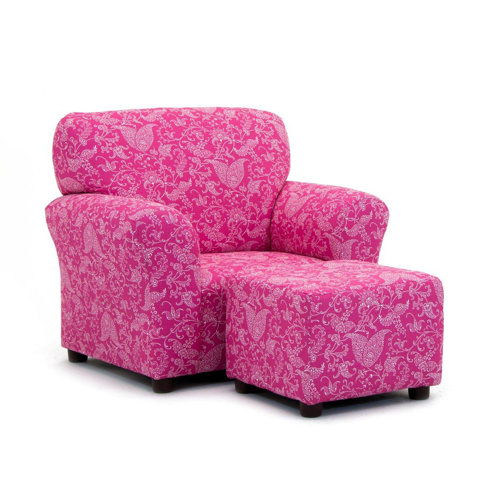 Kids Small Club Chair & Ottoman Set Wayfair