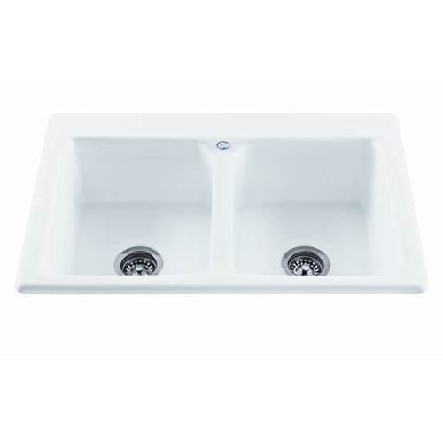 White Fiberglass Kitchen Sink Wayfair