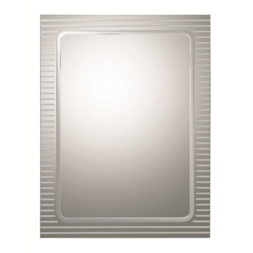 Decor Wonderland Frameless VGroove Mirror & Reviews Wayfair