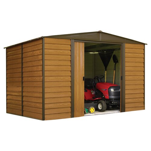 Arrow Dallas Euro 10 Ft. W x 12 Ft. D Steel Storage Shed &amp; Reviews ...