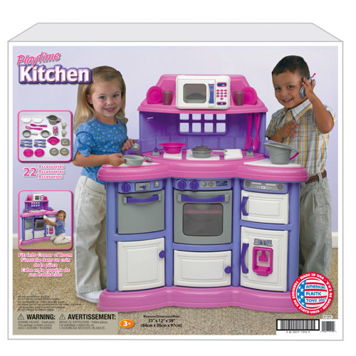 American Plastic Toys 22 Piece Homestyle Kitchen Set & Reviews Wayfair