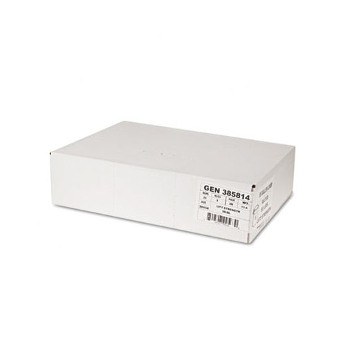 Whitehall Hi-Density Can Liners, 24 x 23, 6 mic, Clear, 20 Rolls of 50 Bags, 1000/Carton