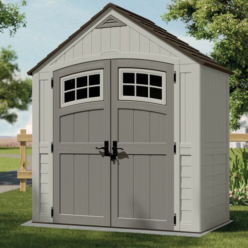 Cascade 7.5 Ft. W x 4 Ft. D Resin Storage Shed