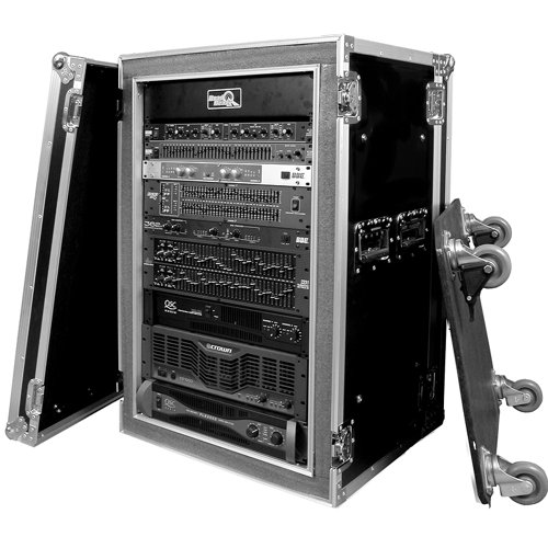 Road Ready Cases Deluxe Amplifier Rack System Case
