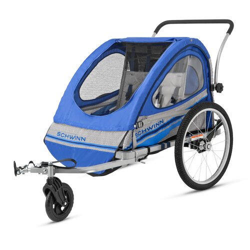 Schwinn Trailblazer Double Jogging Stroller Bike Trailer & Reviews