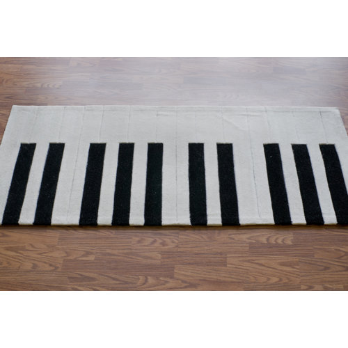 nuLOOM Cine White Piano Outdoor Area Rug & Reviews Wayfair
