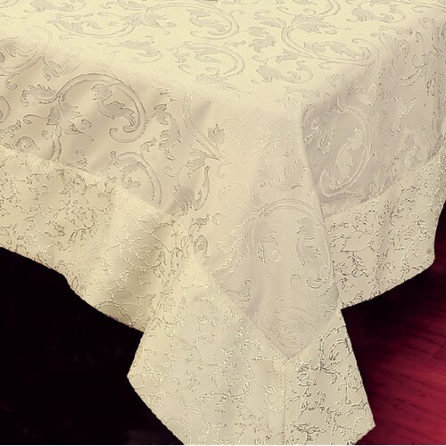 Violet Linen Princess Damask Vintage Design Tablecloth & Reviews 