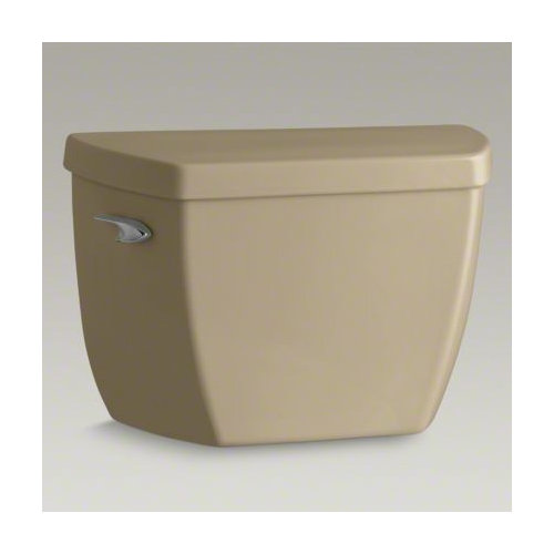 Kohler K-4645-TR-7 Highline Classic Pressure Lite Toilet Tank with Tank Cover Locks and Right-Hand Trip Lever Black Black