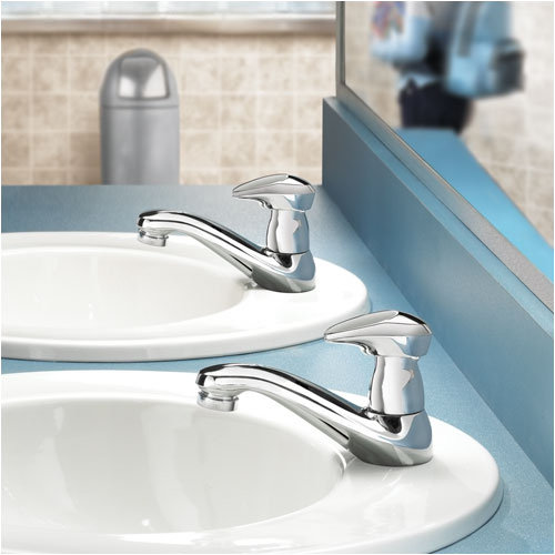 Commercial Metering Bathroom Faucet with Single Handle Wayfair