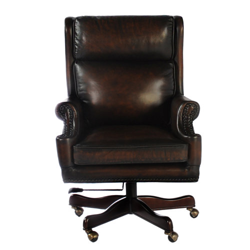 Lazzaro Leather Leather Office Chair with Arms & Reviews Wayfair