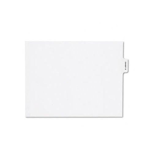 Kleer-Fax, Inc. 80000 Series Legal Index Dividers, Bottom Tab, Printed "Exhibit M", 25/Pack