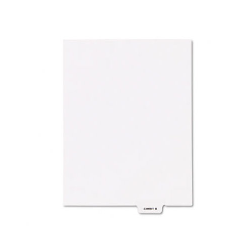 Kleer-Fax, Inc. 80000 Series Legal Index Dividers, Bottom Tab, Printed "Exhibit M", 25/Pack