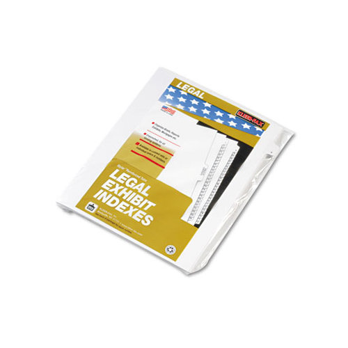 Kleer-Fax, Inc. 90000 Series Legal Exhibit Index Dividers, Side Tab, Printed "1", 25/Pack