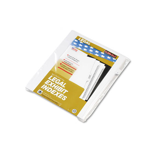 Kleer-Fax, Inc. 90000 Series Legal Exhibit Index Dividers, Side Tab, Printed "1", 25/Pack