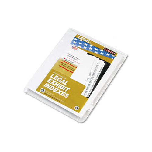 Kleer-Fax, Inc. 90000 Series Legal Exhibit Index Dividers, Side Tab, Printed "1", 25/Pack
