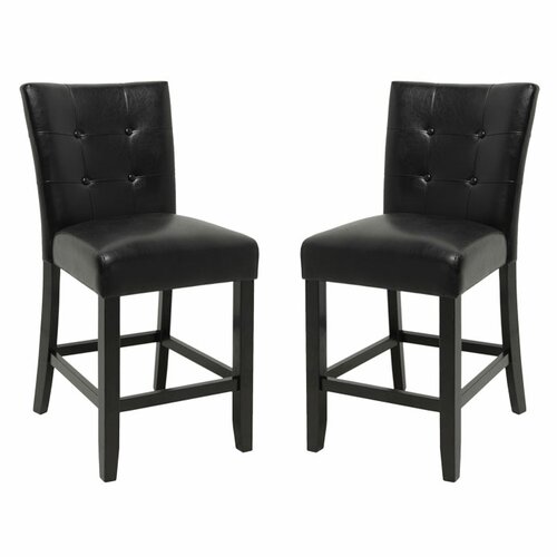 Steve Silver Furniture Monarch 24" Parsons Bar Stool & Reviews | Wayfair