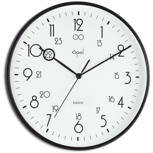 12.2" Military Time Analogue Wall Clock Wayfair